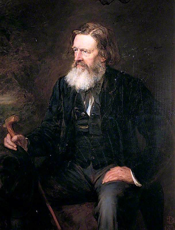 Edmund Law Lushington, vintage artwork by Lowes Cato Dickinson, A3 (16x12") Poster Print