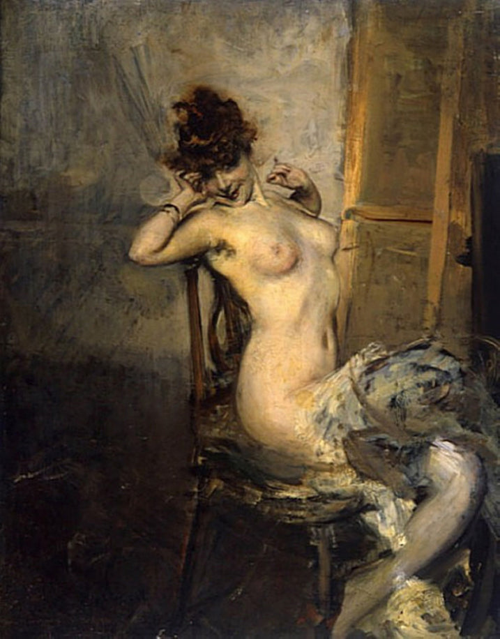 From Robilant and Voena, vintage artwork by Giovanni Boldini, 12x8" (A4) Poster