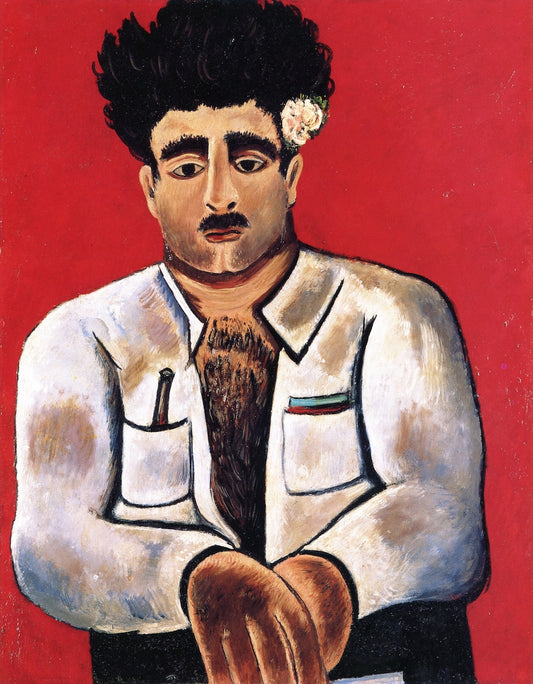 Adelard the Drowned, Master of the 'Phantom', vintage artwork by Marsden Hartley, 12x8" (A4) Poster