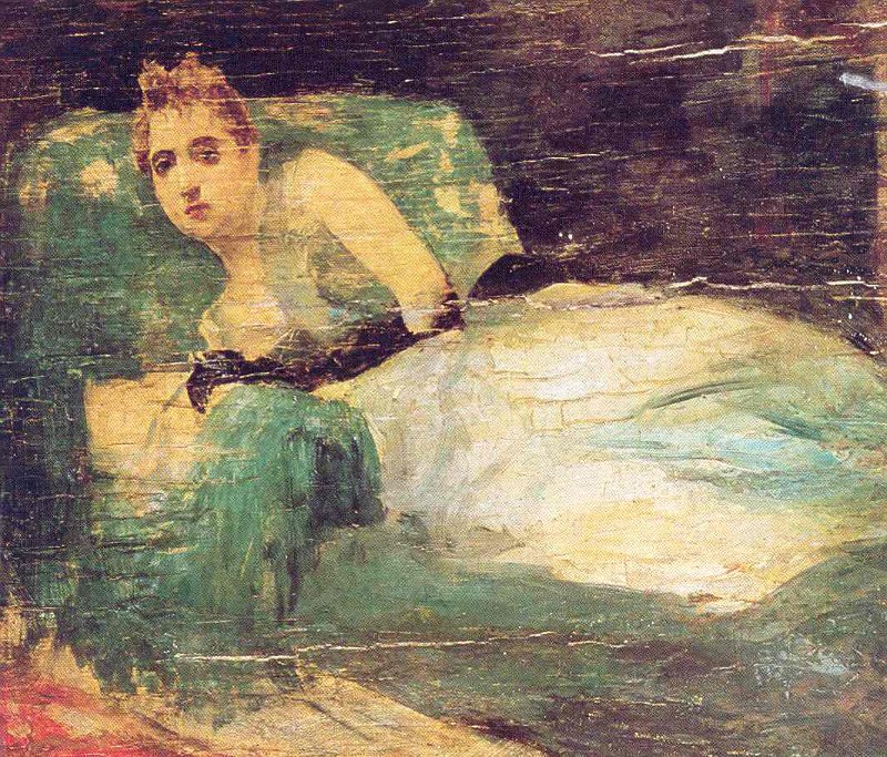 After the Ball, vintage artwork by Juan Luna y Novicio, 12x8" (A4) Poster