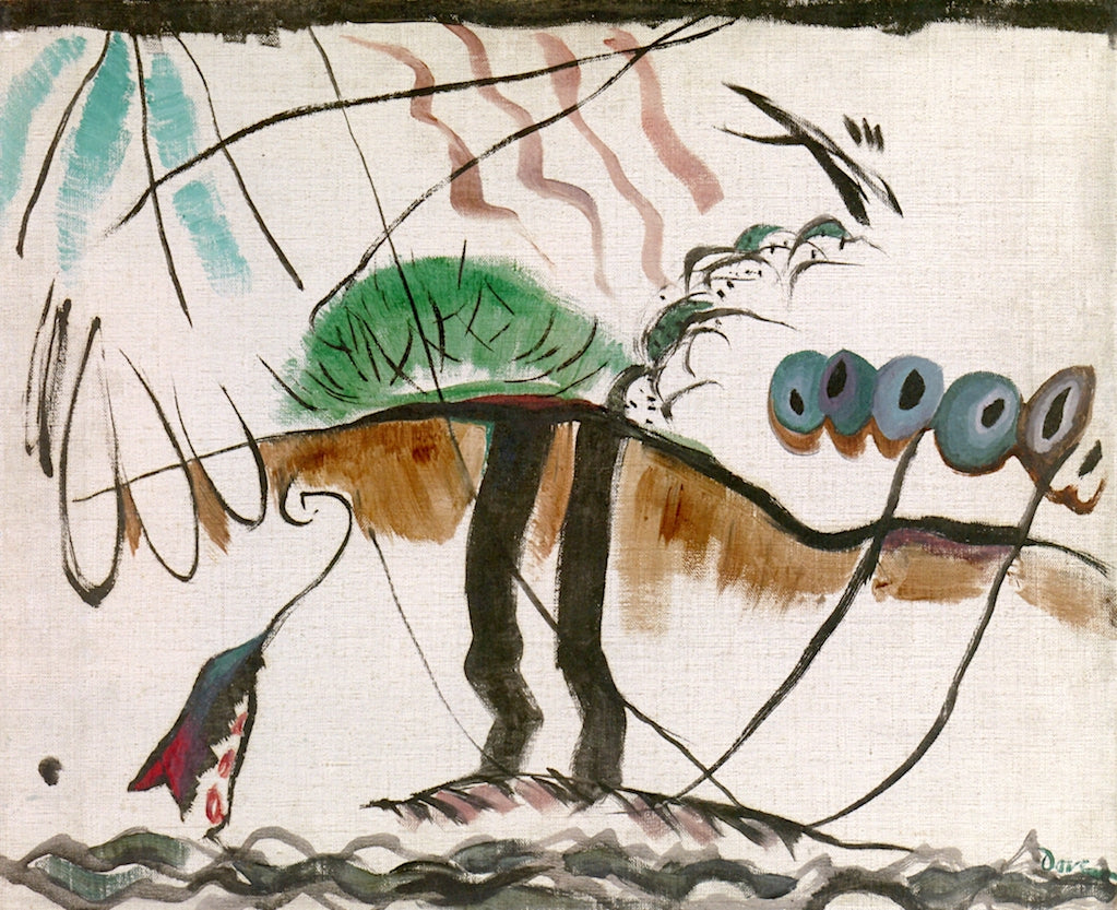 Colored Drawing in Oil by Arthur Dove,16x12(A3) Poster
