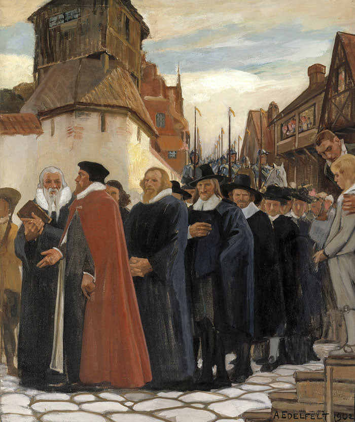 uguration of the Academy of Turku. Part 3 by Albert Edelfelt,A3(16x12")Poster