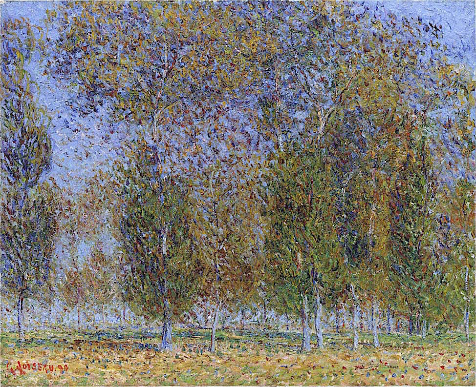 Autumn near Saint Cyr du Vaudreuil by Gustave Loiseau,A3(16x12")Poster