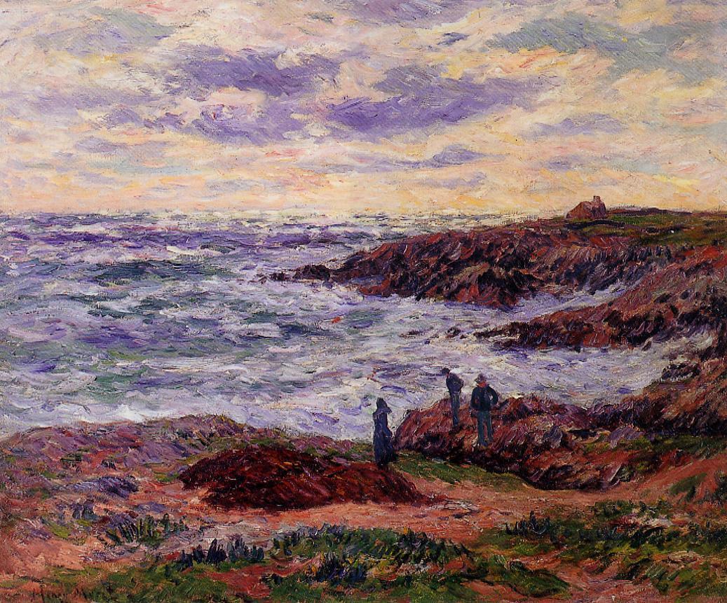 The Coast at Doëlan by Henry Moret,A3(16x12")Poster