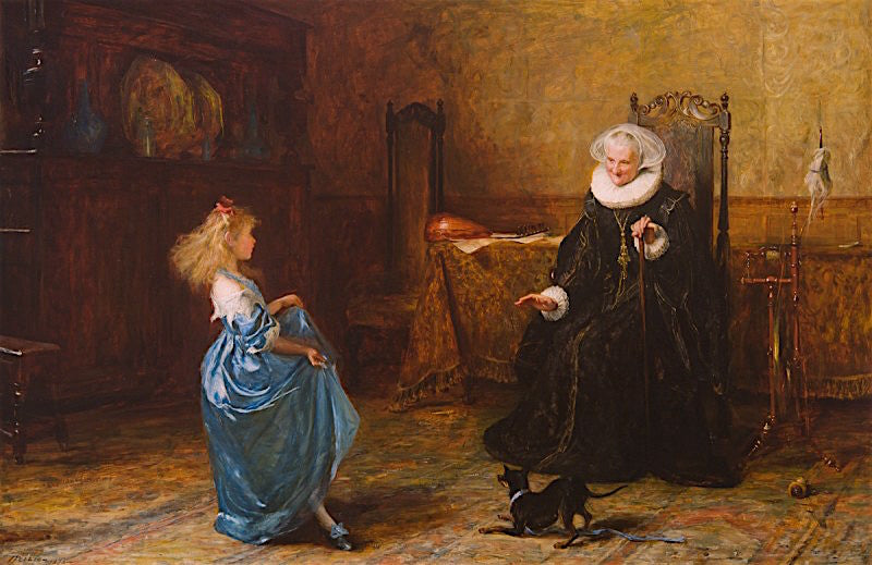 The First Step, vintage artwork by John Pettie, RA, 12x8" (A4) Poster