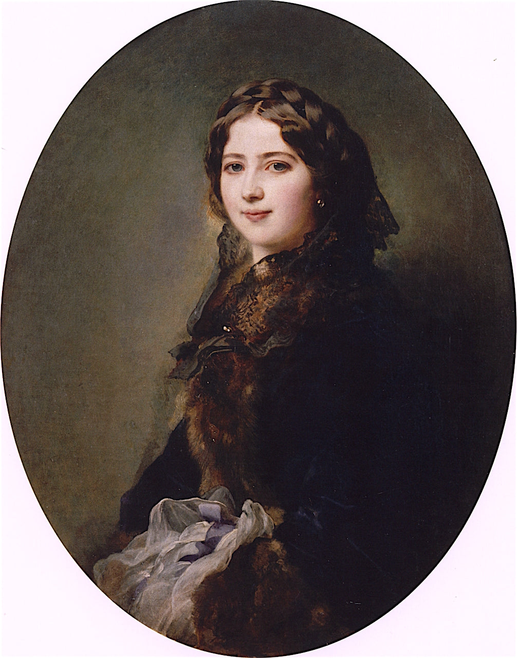 Countess Lise Przeździecka, vintage artwork by Franz Xavier Winterhalter, A3 (16x12") Poster Print