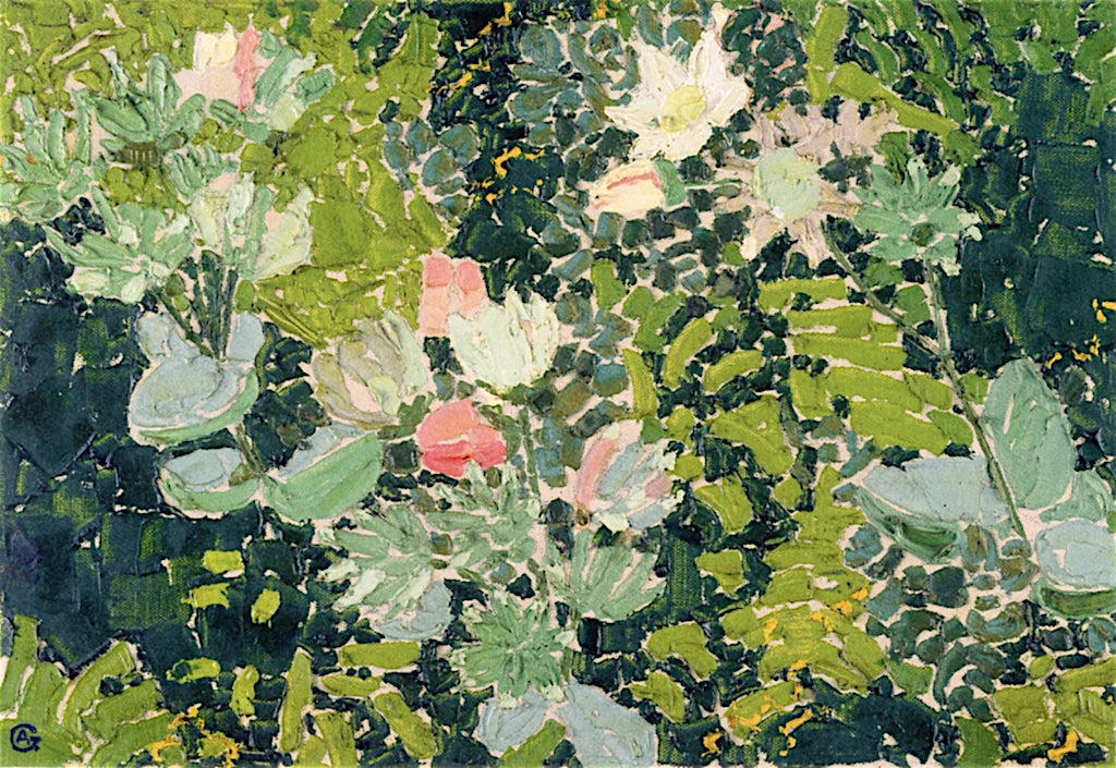 Fantasy in Green, vintage artwork by Augusto Giacometti, 12x8" (A4) Poster
