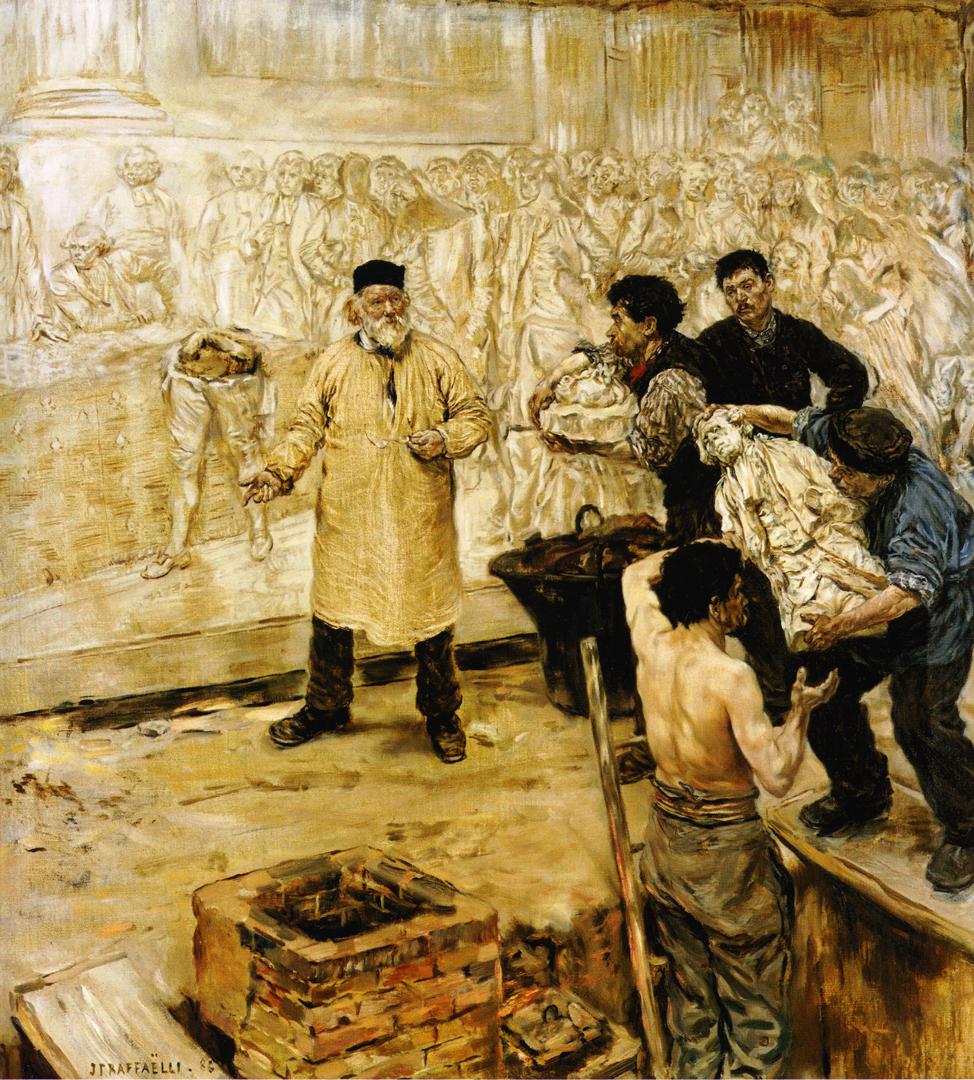 At the Foundry, vintage artwork by Jean-François Raffaëlli, 12x8" (A4) Poster