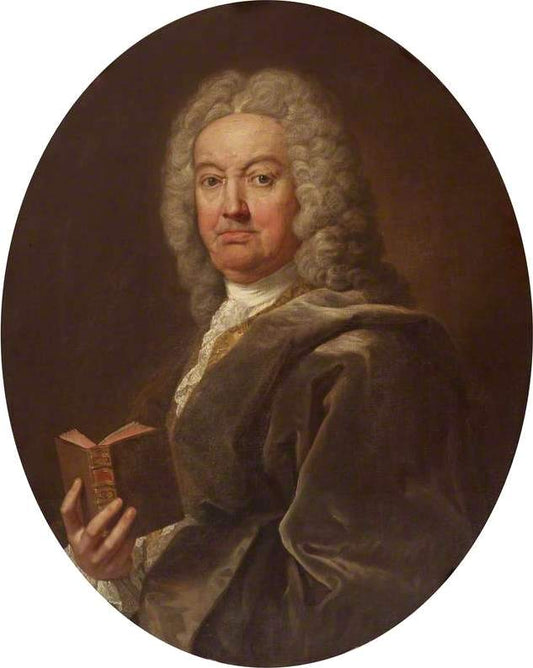 Portrait of John Hervey, vintage artwork by Jean-Baptiste Van Loo, 12x8" (A4) Poster