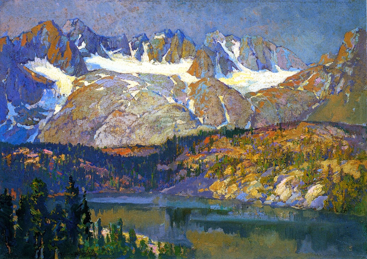 Palisades Glacier by Franz Bischoff,A3(16x12")Poster