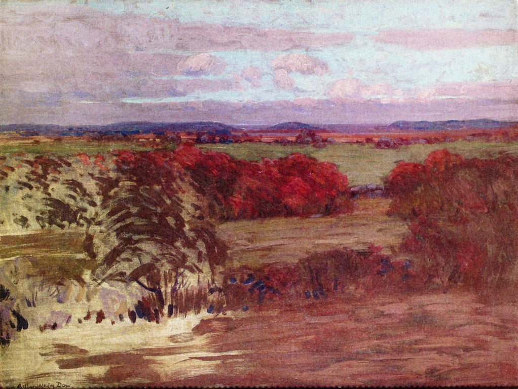 Ipswich Meadows by Arthur Wesley Dow,A3(16x12")Poster