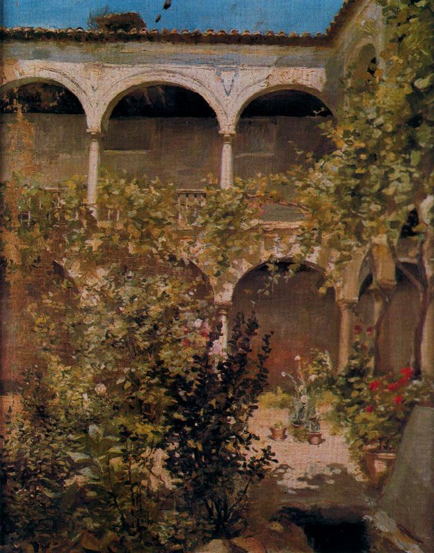 Patio by Adolfo Lozano Sidro,16x12(A3) Poster