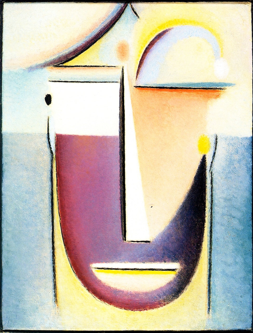 Abstract Head: Original Form by Alexei von Jawlensky,A3(16x12")Poster