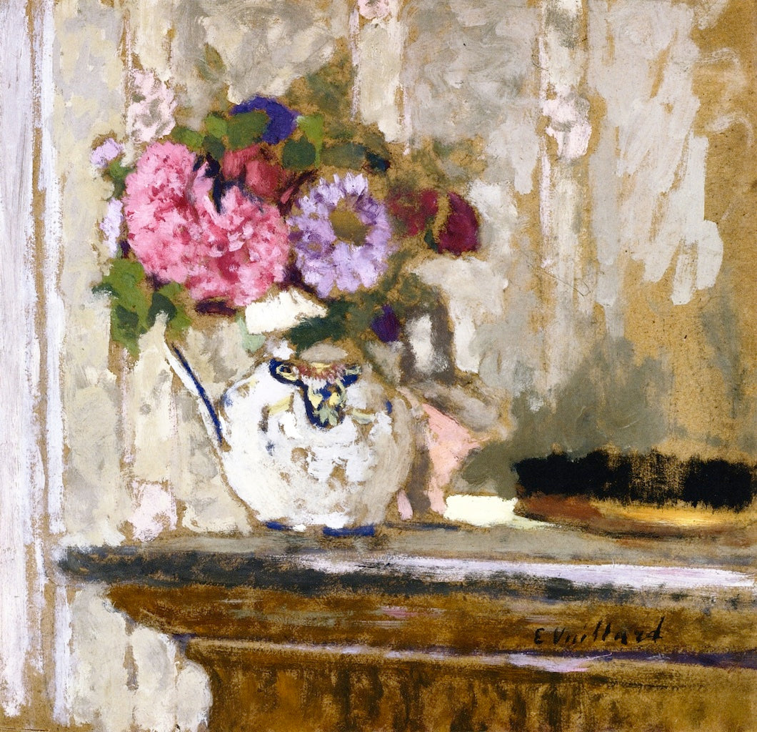 Anemones in a Jug by edouard Vuillard,A3(16x12")Poster