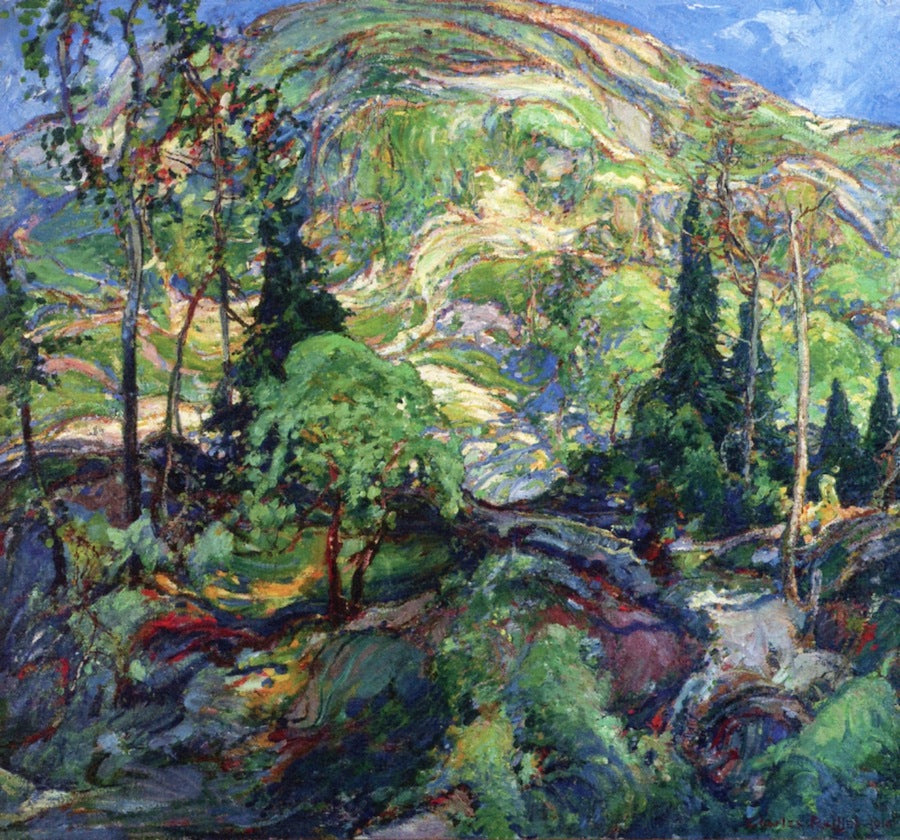 In the Hills by Charles Reiffel,A3(16x12")Poster