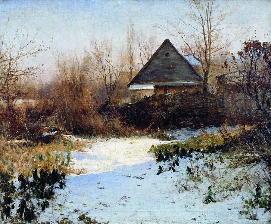 The Last Snow by Sergei Svetoslavsky,A3(16x12")Poster