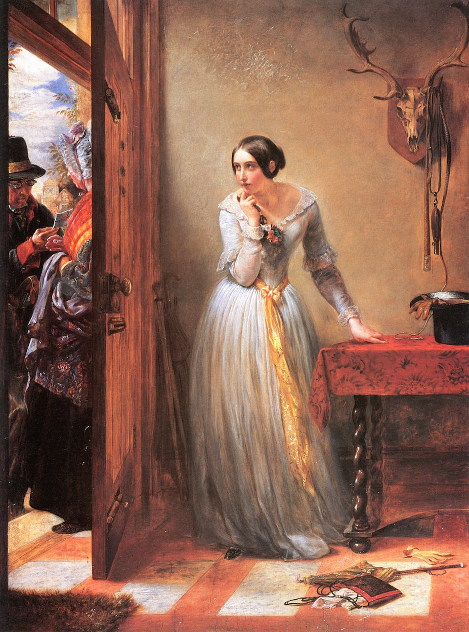 Palpitation, vintage artwork by Charles West Cope, A3 (16x12") Poster Print