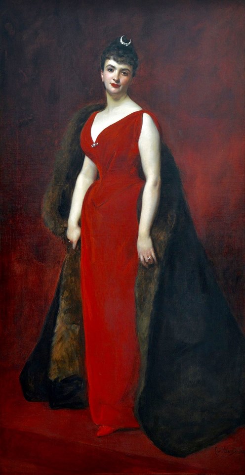 Marguerite Stern, vintage artwork by Charles Auguste Émile Durand, 12x8" (A4) Poster