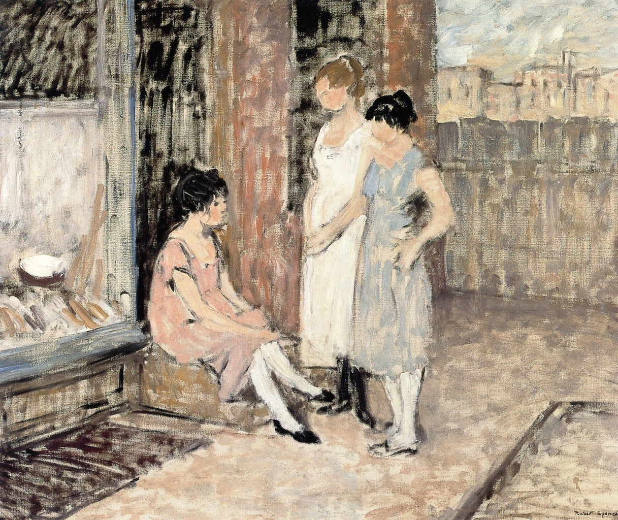 On the Street by Robert Spencer,16x12(A3) Poster