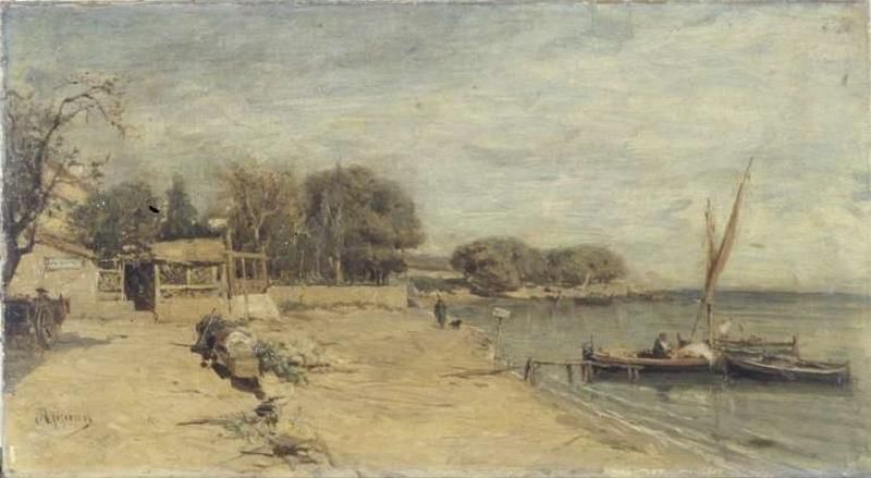 Environs de Carqueiranne (Près d'Hyères), vintage artwork by Jacques Barthelemy Appian, A3 (16x12") Poster Print