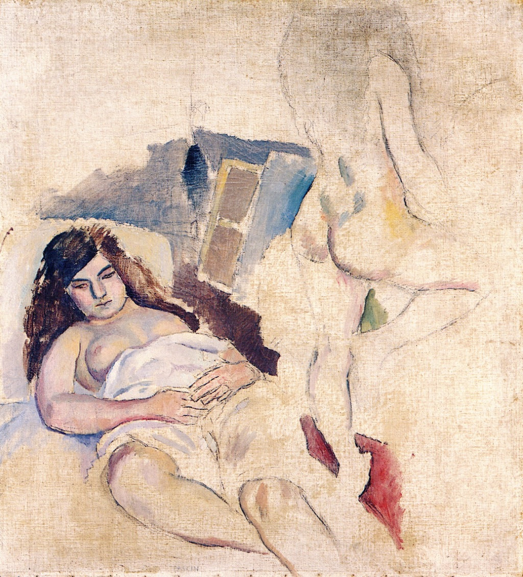 Feminin Nudes by Jules Pascin,16x12(A3) Poster