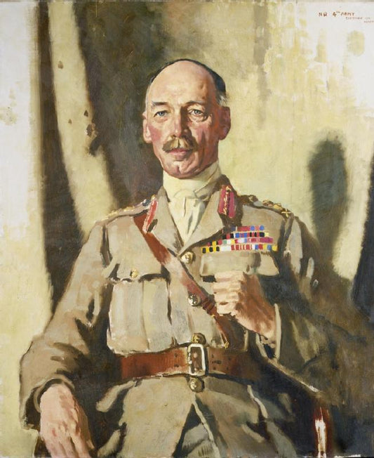 General Sir Henry Seymour Rawlinson (1864-1925) Bt, GCVO, KCB, KCMG, vintage artwork by Sir William Orpen, R.A., R.H.A., 12x8" (A4) Poster
