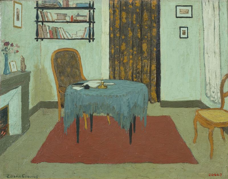 Dining Room Interior by Pere Torné Esquius,16x12(A3) Poster