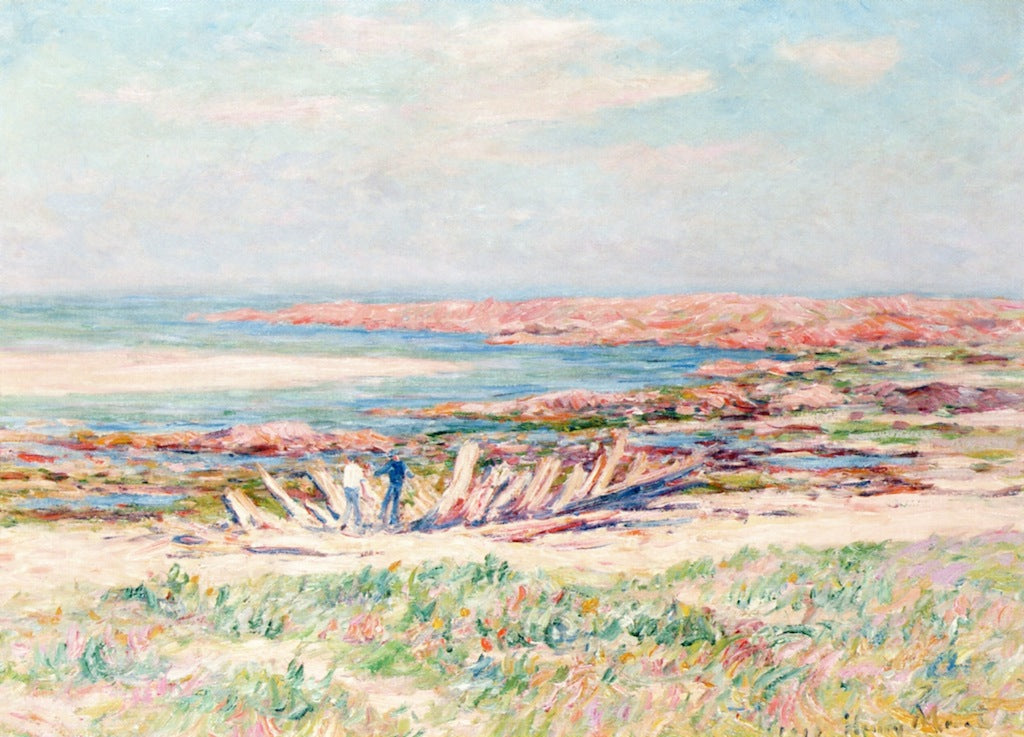 Channel at Dieppe by Henry Moret,A3(16x12")Poster