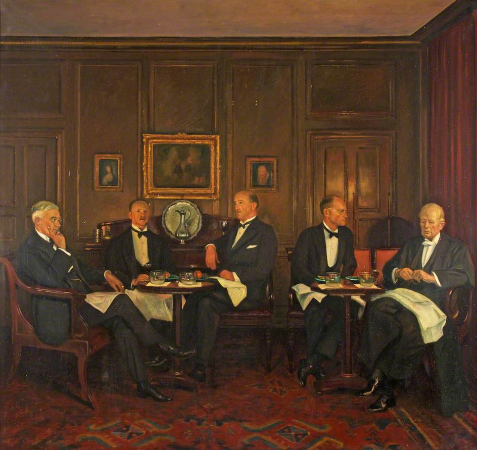 or Common Room, Worcester College by Sir William Rothenstein,16x12(A3) Poster