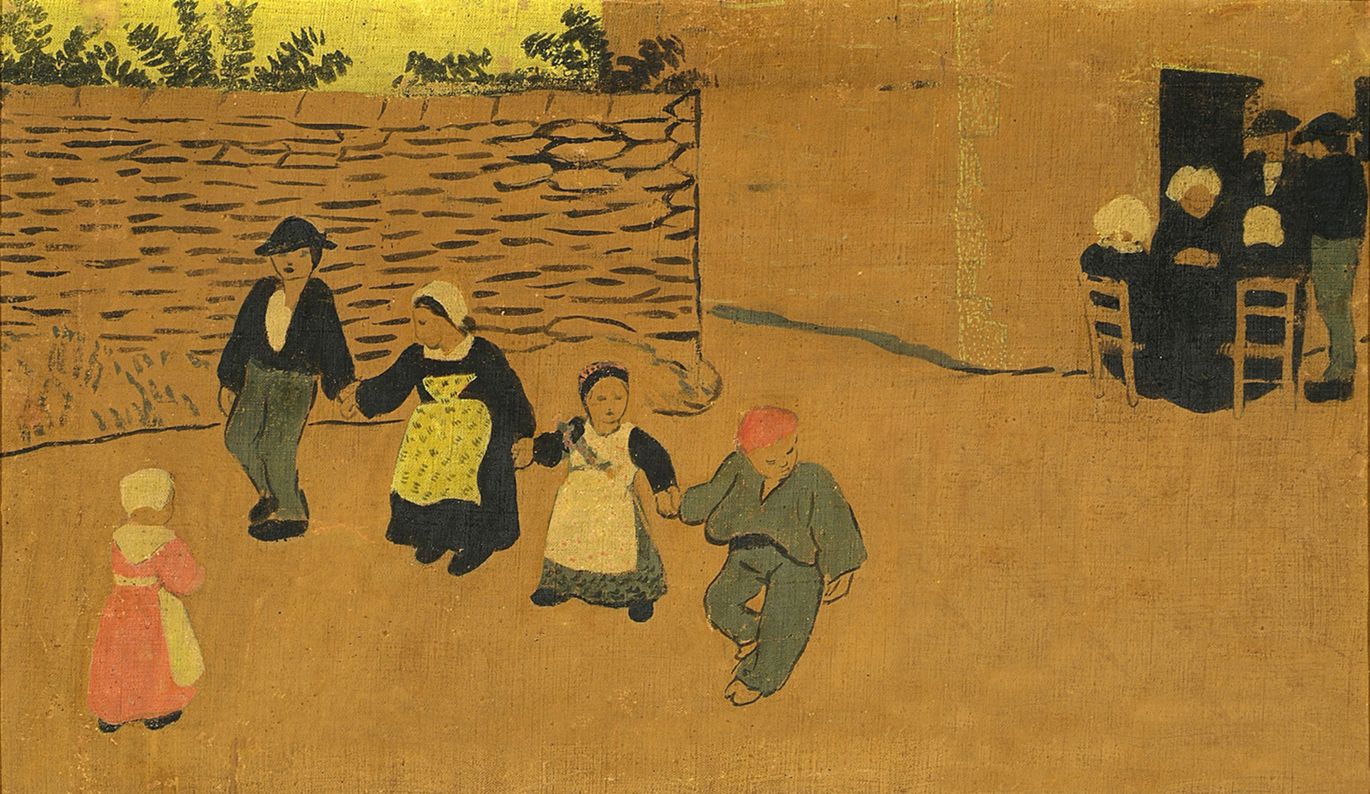 Jeux d'enfants bretons by Paul Serusier,A3(16x12")Poster
