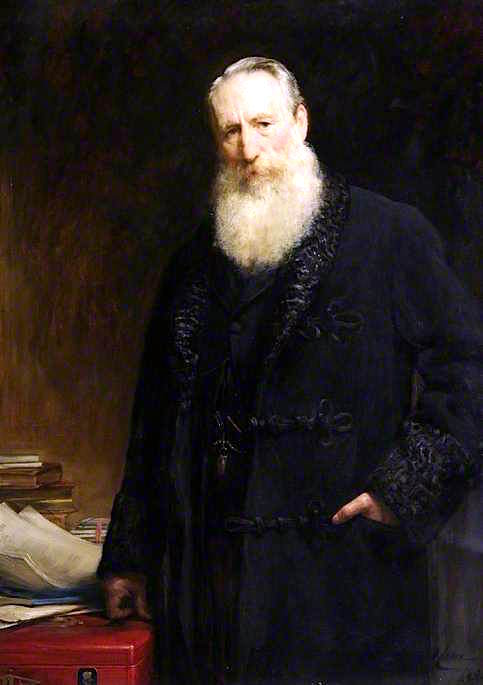 The Right Honourable Anthony John Mundella , MP, vintage artwork by Arthur Stockdale Cope, 12x8" (A4) Poster