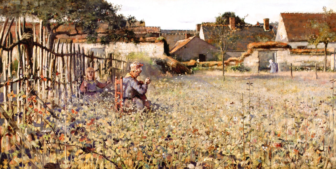 Autumn's Smile, vintage artwork by William Blair Bruce, 12x8" (A4) Poster