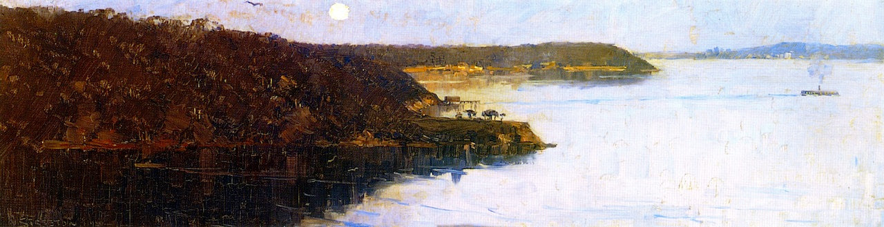 Evening, Sirius and Athol Bay by Sir Arthur Streeton,A3(16x12")Poster