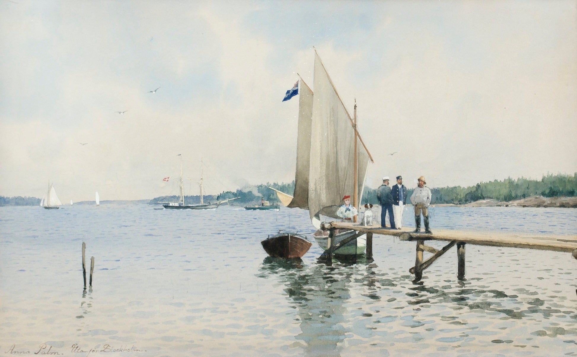 The Outskirts of Stockholm by Anna Palm de Rosa,A3(16x12")Poster