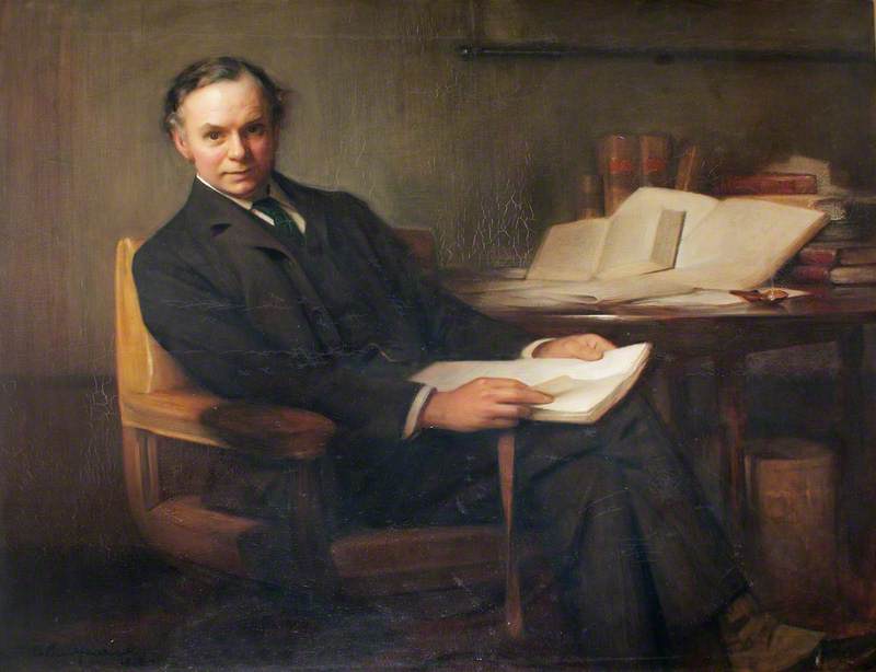 Sir A. Norman Hill, vintage artwork by Arthur Hacker, 12x8" (A4) Poster