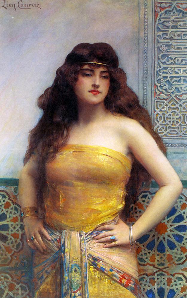 La favorite du sultan, vintage artwork by Leon-François Comerre, 12x8" (A4) Poster