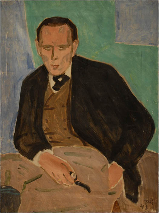 Portrait of Daniil Kharms by Vladimir Grinberg,16x12(A3) Poster