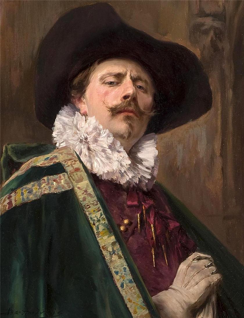 The Proud Cavalier by Alex de Andreis,16x12(A3) Poster