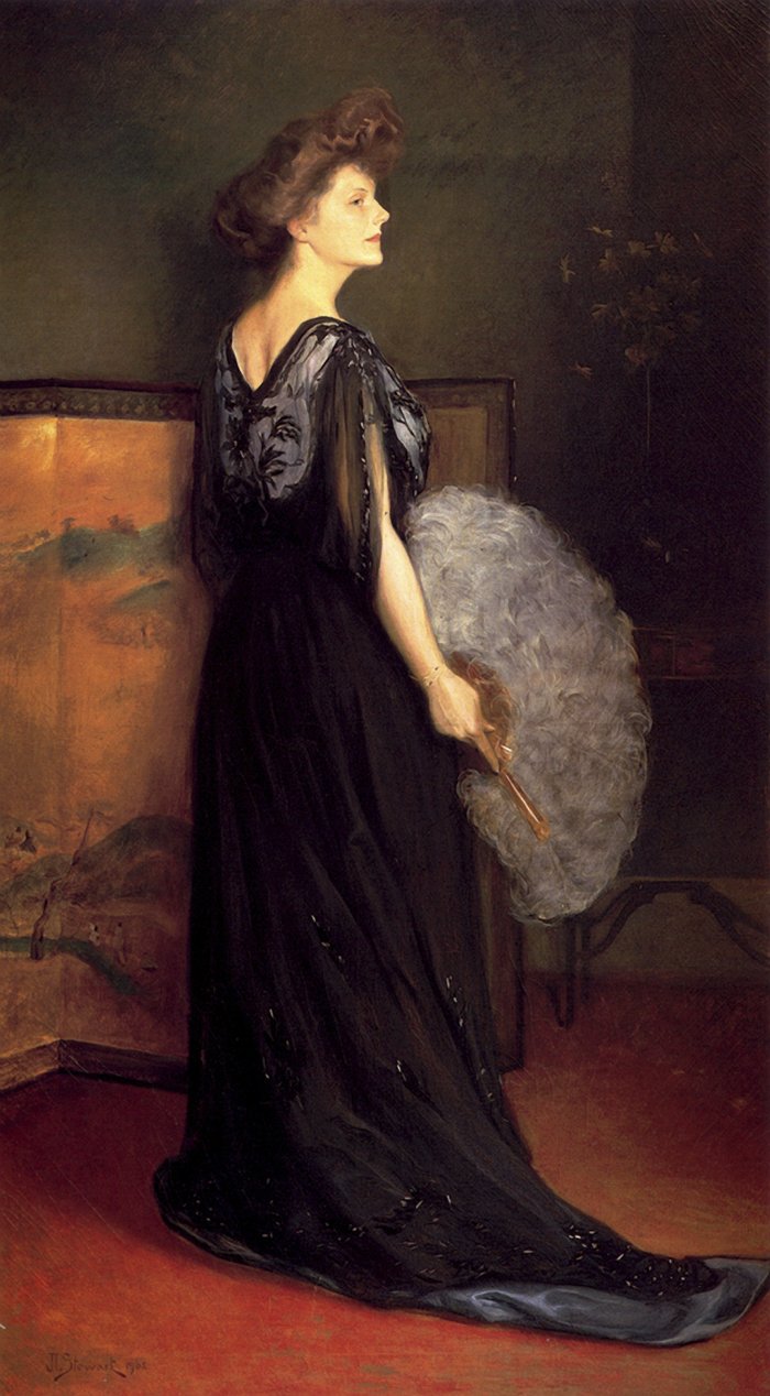 rait of Mrs. Francis Stanton Blake by Julius LeBlanc Stewart,A3(16x12")Poster