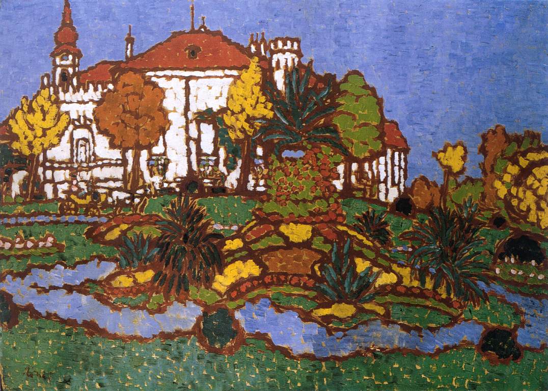 Mansion at Geszt by Jozsef Rippl-Ronai,A3(16x12")Poster