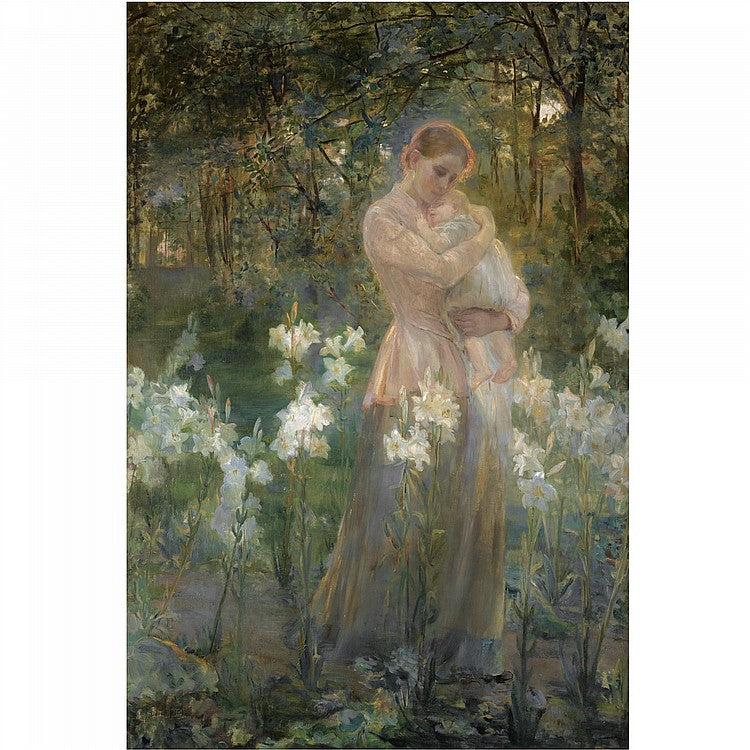 The Sun Child by Dora Hitz,A3(16x12")Poster