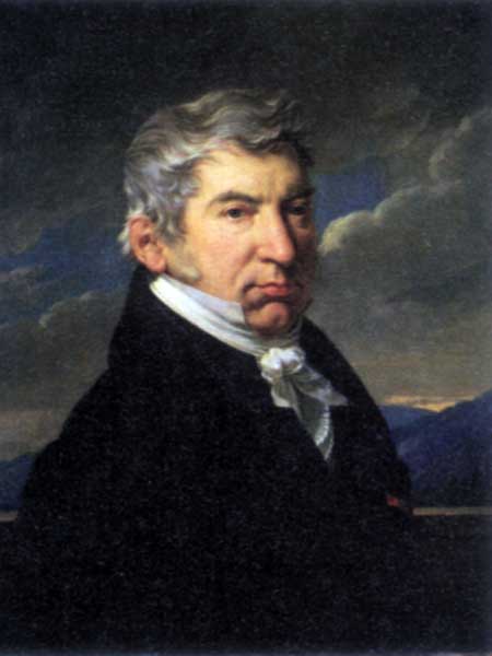 Self-Portrait at an Older Age, vintage artwork by François-Xavier Fabre, 12x8" (A4) Poster