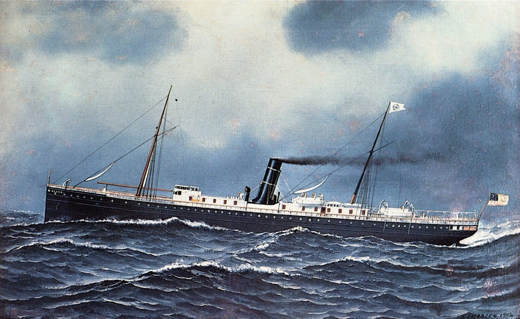 'Niagara', vintage artwork by Antonio Jacobsen, 12x8" (A4) Poster