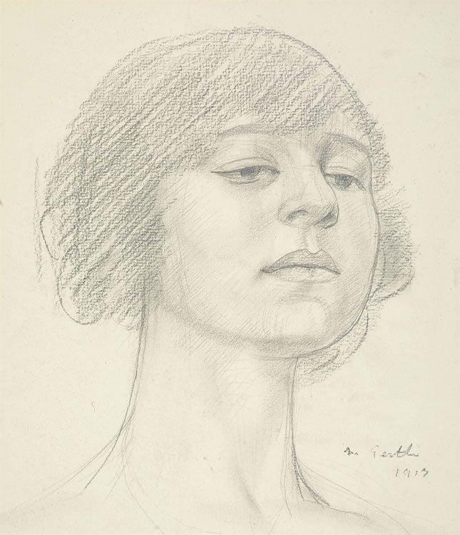 Dora Carrington by Mark Gertler,16x12(A3) Poster
