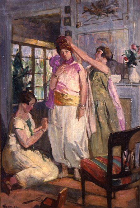 Before the Masked Ball by Lucien Simon,A3(16x12")Poster