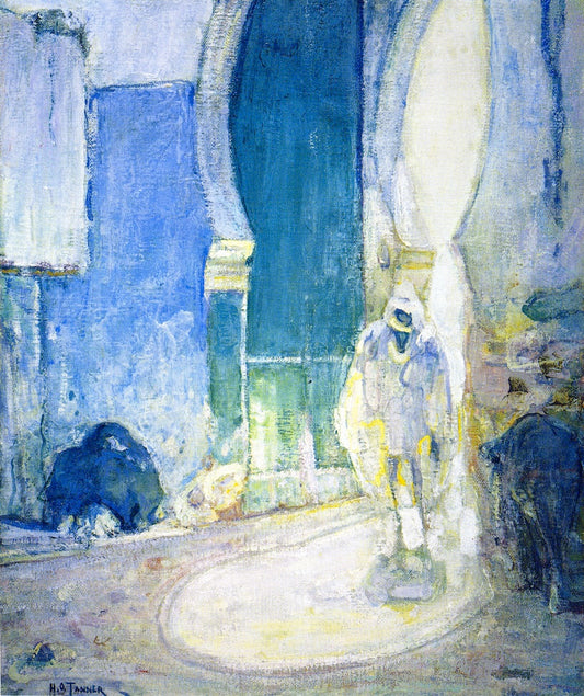Gate to the Casbah, vintage artwork by Henry Ossawa Tanner, 12x8" (A4) Poster