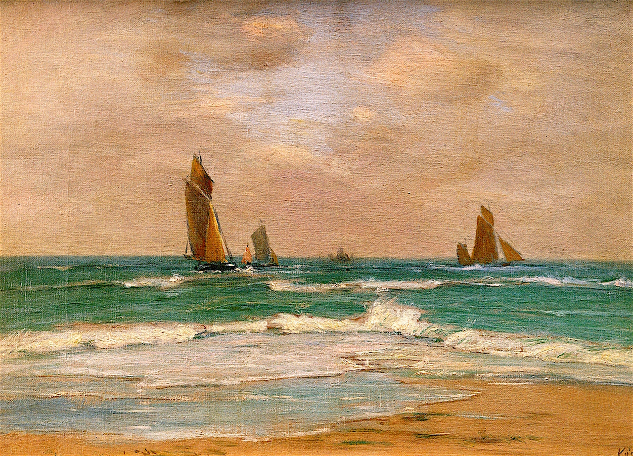 Beach Breeze by Frederick W. Kost,A3(16x12")Poster