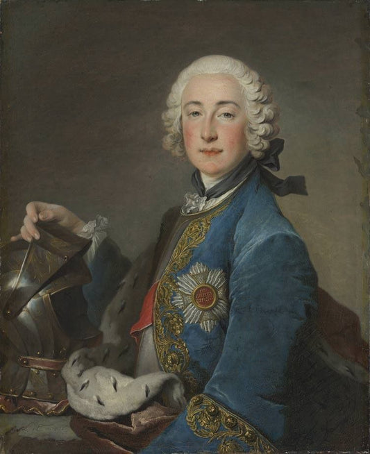 Frederick Michael of Palatinate-Zweibrücken, vintage artwork by Louis Tocque, 12x8" (A4) Poster