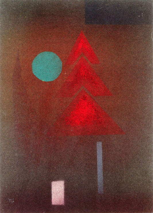 Almost Submerged, vintage artwork by Wassily Kandinsky, 12x8" (A4) Poster
