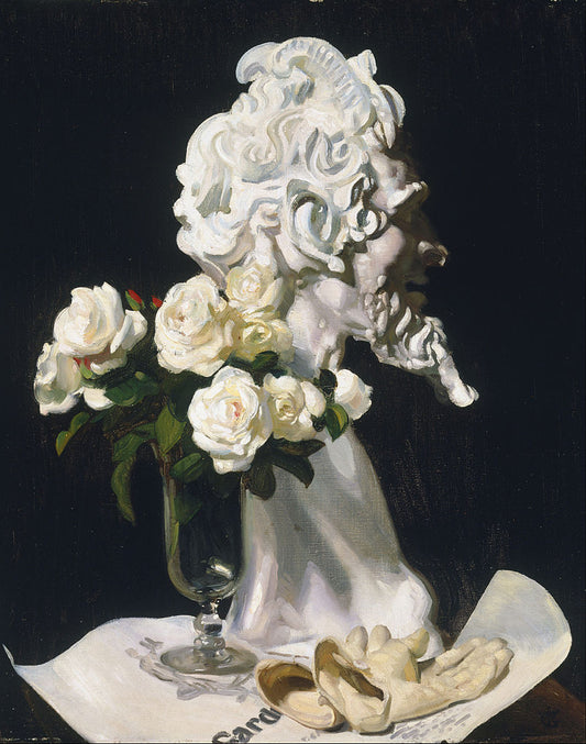 Pan is dead (still life), vintage artwork by George W. Lambert, 12x8" (A4) Poster